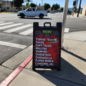 Birrieria Hernandez - a menu for a mexican restaurant - Tacos Near Me - Los Angeles, California Birrieria Hernandez - a menu for a mexican restaurant - Tacos Near Me - Los Angeles, California