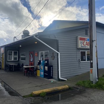 Sea J's Cafe - Another nice view from the street! Sun was out but it was super cold so we ate in the car with a view! - Seafood Near Me - Port Townsend, Washington