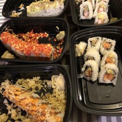 Dragon’s Sushi Food Truck - Spicy Cali, dynamite, spider & shrimp tempura roll.
