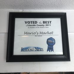Mario's Market - Meat Award