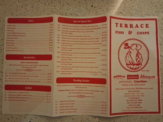 Menu photo 1 Terrace Fish & Chips New York, NY