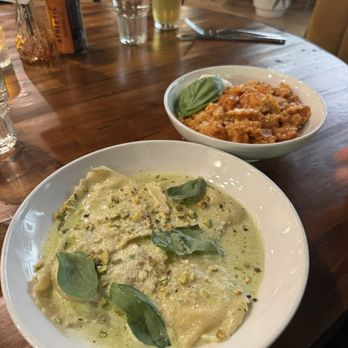Gemelli Restaurant - The ravioli and vodka pasta - Italian Near Me - Asheville, North Carolina