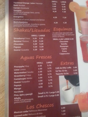 Menu photo 1 Las LLardas Houston, TX