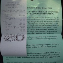Holiday hills Christmas trees - 30% off trees!
