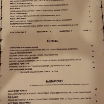 The Black Sheep - Lunch menu - New American Near Me - San Angelo, Texas The Black Sheep - Lunch menu - New American Near Me - San Angelo, Texas