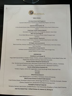 Menu photo 1 Oreatha's at The Point Atlanta, GA Menu photo 1 Oreatha's at The Point Atlanta, GA