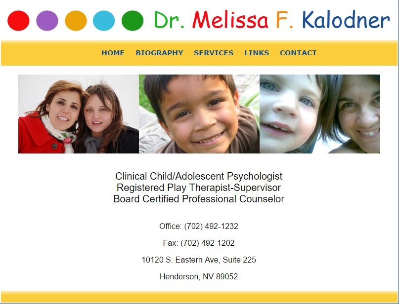 MELISSA F. KALODNER, PSY. D Updated October 2024 10120 S Eastern
