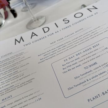 Madison - Modern European Near Me - London, XGL