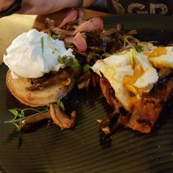 Tribeca NYC - JFK's Truffle Eggs with Bacon