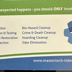 Mastertech Environmental of Tidewater - Services listed