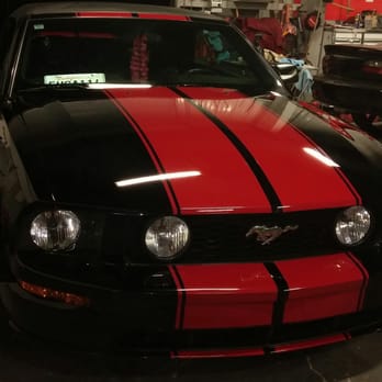Tepa Auto Body - My 2006 GT Mustang with fresh cherry red stripes. - Body Shops Near Me - Pittsburg, California Tepa Auto Body - My 2006 GT Mustang with fresh cherry red stripes. - Body Shops Near Me - Pittsburg, California