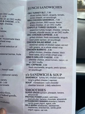 Menu photo 2 Old King’s Coffeehouse Yarmouth, MA Menu photo 2 Old King’s Coffeehouse Yarmouth, MA