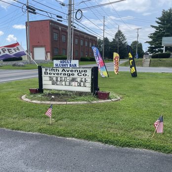 Fifth Avenue Beverage - a sign in front of a building - Beverage Store Near Me - Lebanon, Pennsylvania
