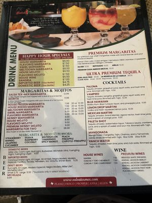 Menu photo 3 Salsa Tex Mex Anna, TX