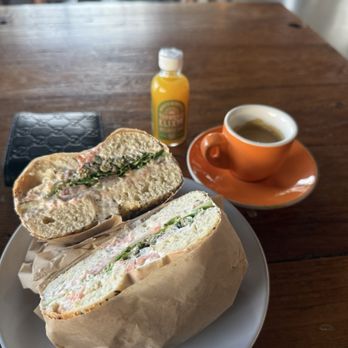 Kinfolx - Lox bagel, turmeric elixir, espresso. - Coffee & Tea Near Me - Oakland, California Kinfolx - Lox bagel, turmeric elixir, espresso. - Coffee & Tea Near Me - Oakland, California