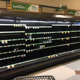 Organic section. The employee stated that everything had to be thrown out because it all went bad. They never keep it stocked. Organic section. The employee stated that everything had to be thrown out because it all went bad. They never keep it stocked.