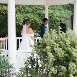 Evergreen Venue - The gazebo is a favorite place for photos and first looks at Evergreen Venue