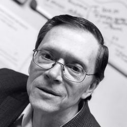 Townsend Music School - Here's Mr. Townsend. His students like to take photos of him.