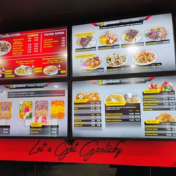 3 Brothers Shawarma & Poutine - Menu - Lebanese Near Me - Ottawa, Ontario