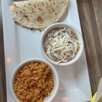 Taco's Queen - Cheese Quesadilla with Rice & Beans - Tacos Near Me - St Augustine, Florida