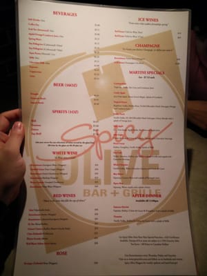 Menu photo 2 Spicy Olive Bar and Grille Niagara Falls, ON