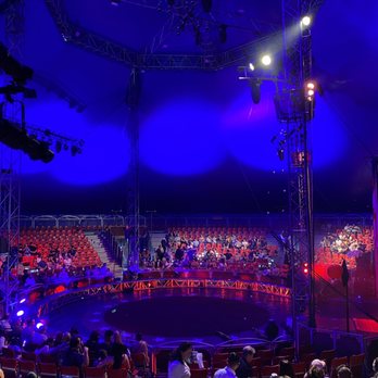 Circus Vargas - View from back arena section L seats 14 through 16 (4/24/22) - Performing Arts Near Me - Escondido, California