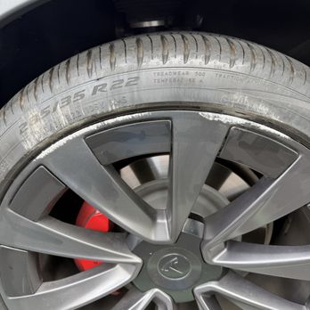 Bay Area Wheel Repair - before - Wheel & Rim Repair Near Me