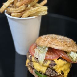 Five Guys - Cheeseburger and Fries