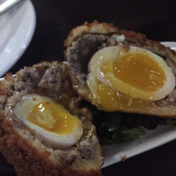 Limericks Tavern - Scotch Egg- look at the yolk! - Irish Near Me - Alhambra, California Limericks Tavern - Scotch Egg- look at the yolk! - Irish Near Me - Alhambra, California