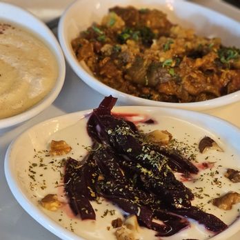 Kasra Persian Grill - Appetizer trio - Persian/Iranian Near Me - Houston, Texas Kasra Persian Grill - Appetizer trio - Persian/Iranian Near Me - Houston, Texas