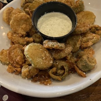 Saltgrass Steak House - Fried pickles and peppers were just ok won't order again - Steakhouses Near Me - Laughlin, Nevada