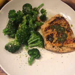 Ordered the herb grilled salmon Ordered the herb grilled salmon