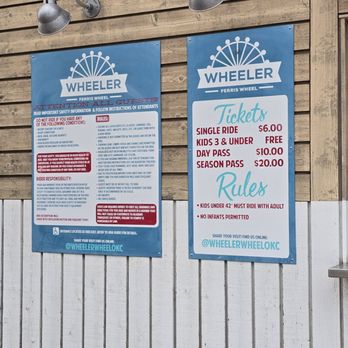 Wheeler Ferris Wheel - Prices/menu - Parks Near Me - Oklahoma  City, Oklahoma