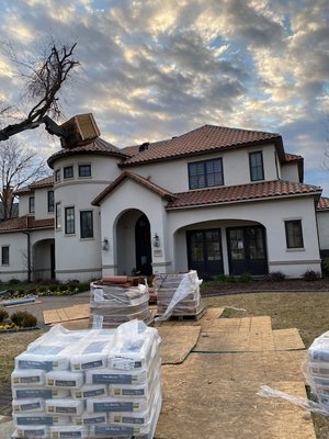 Roofing Security Guard Logo