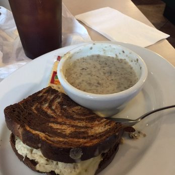Recipe Box Brunch Hub - Cream of Mushroom and a half of Tuna Melt with iced tea - American Near Me - Brandon, Florida Recipe Box Brunch Hub - Cream of Mushroom and a half of Tuna Melt with iced tea - American Near Me - Brandon, Florida