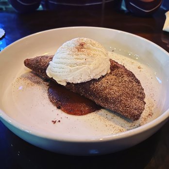 Bosscat Kitchen & Libations - FRIED APPLE PIE - New American Near Me - Houston, Texas Bosscat Kitchen & Libations - FRIED APPLE PIE - New American Near Me - Houston, Texas