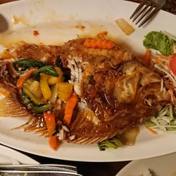 Chada Thai - Gebratener Fisch