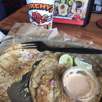 Torchy's Tacos - Corn tortillas at Torchys. Taco was eaten with a fork since corn tortillas were terrible. - Tex-Mex Near Me - Katy, Texas Torchy's Tacos - Corn tortillas at Torchys. Taco was eaten with a fork since corn tortillas were terrible. - Tex-Mex Near Me - Katy, Texas