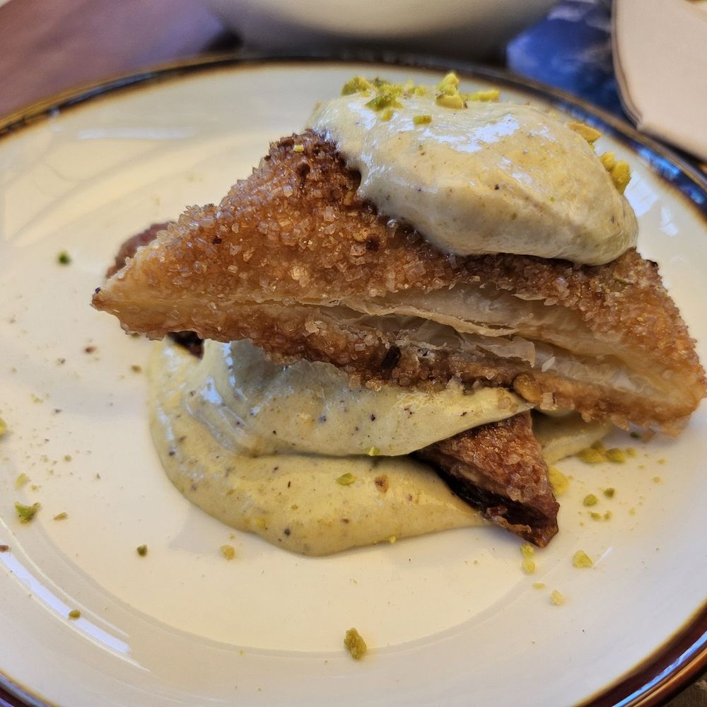 Bacari - Pistashio Cremeschnitte - Mediterranean Near Me - Long Beach, California