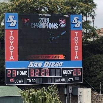 Torero Stadium - Legion lost by only three points. They played good tho. Next time SD!!! - Stadiums & Arenas Near Me - San Diego, California Torero Stadium - Legion lost by only three points. They played good tho. Next time SD!!! - Stadiums & Arenas Near Me - San Diego, California