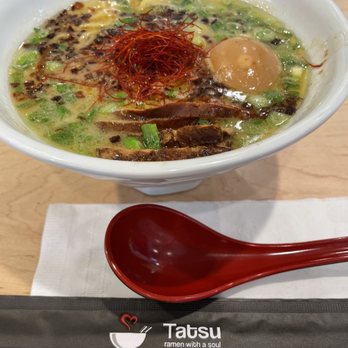 Tatsu Ramen - Cheeky Ramen. Creamy rich chicken broth. 1.23.22 - Ramen Near Me - Pasadena, California Tatsu Ramen - Cheeky Ramen. Creamy rich chicken broth. 1.23.22 - Ramen Near Me - Pasadena, California
