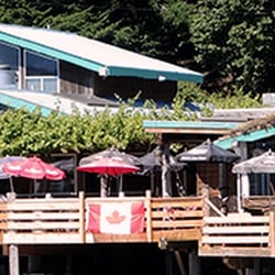 Thatch Restaurant - View of the Thatch Restaurant from the new dock