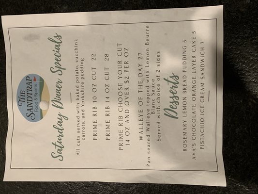Menu photo 4 The Sandtrap Riverview, MI Menu photo 4 The Sandtrap Riverview, MI