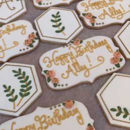 Custom Birthday Cookies