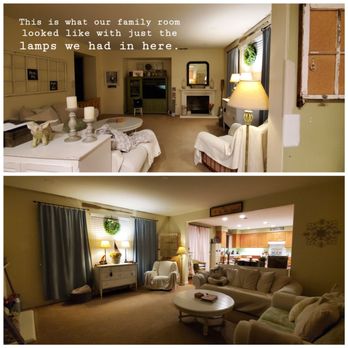 Hernandez Electric - This is what our family room looked like with just the lamps on that we had in here. - Electricians Near Me Hernandez Electric - This is what our family room looked like with just the lamps on that we had in here. - Electricians Near Me