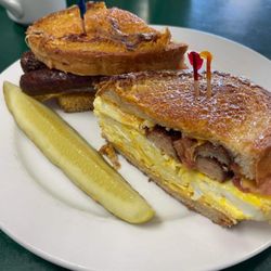 The Whistling Kettle - Grilled Cheese Breakfast Sandwich ($7.95)