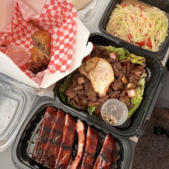 Saap Fusion - Pork Baby Back Ribs (Half Rack), Cambodian Black Pepper Beef Lok Lac, Lao Style Papaya Salad, Cambodian Fusion Angel Wing (1) - Laotian Near Me - Auburn, Washington Saap Fusion - Pork Baby Back Ribs (Half Rack), Cambodian Black Pepper Beef Lok Lac, Lao Style Papaya Salad, Cambodian Fusion Angel Wing (1) - Laotian Near Me - Auburn, Washington