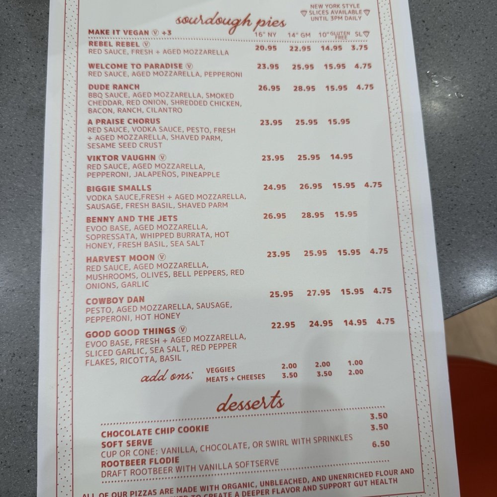 Odie's Pizza - Menu - Pizza Near Me - Oceanside, California