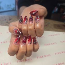 Pink Nails by Sarah