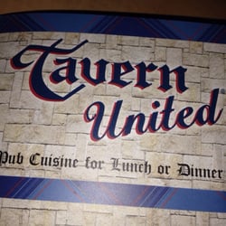 Tavern United - It's a menu folks :)